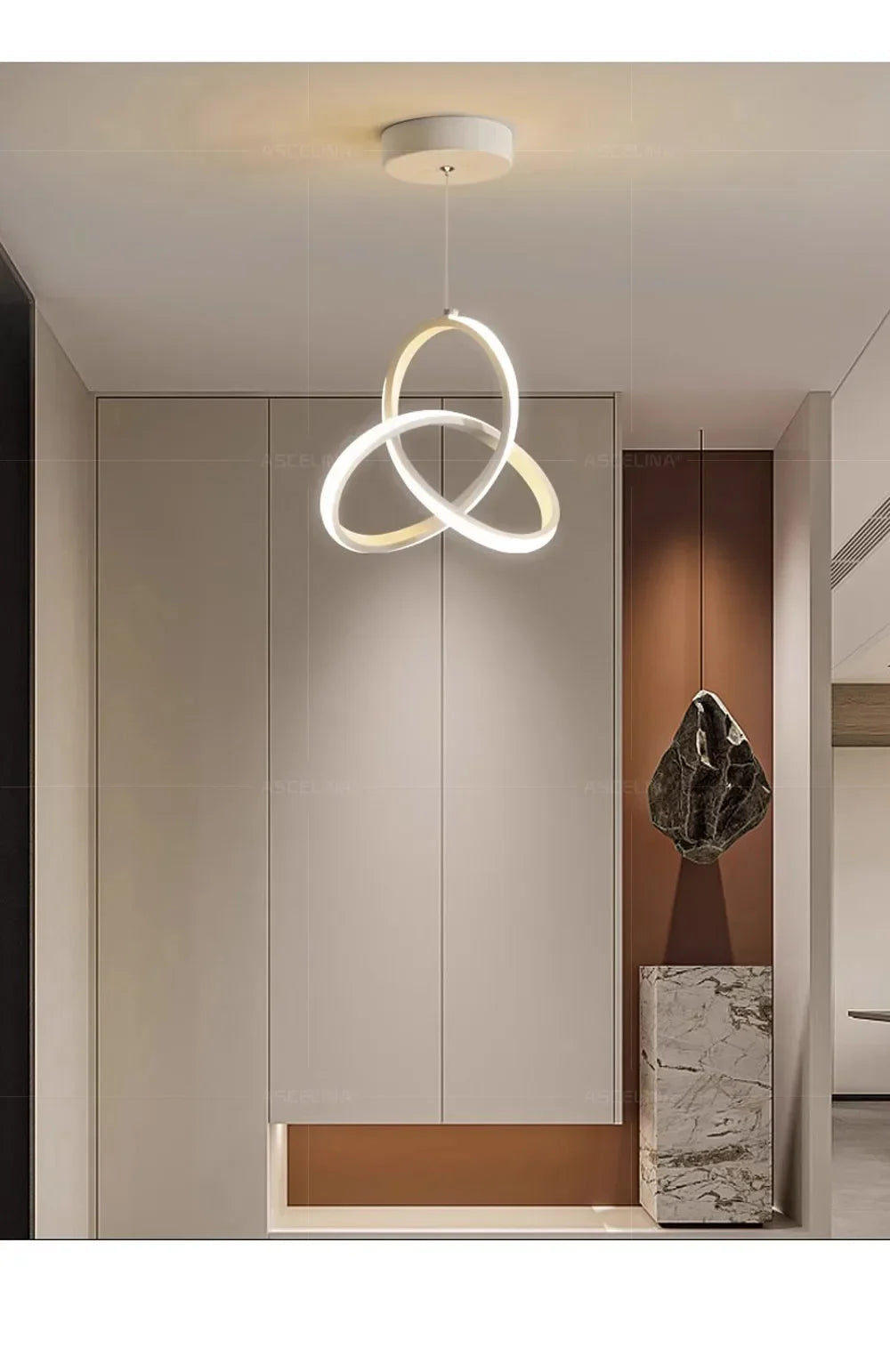 Minimalist Modern Circular Shaped Ceiling Pendant Lamp