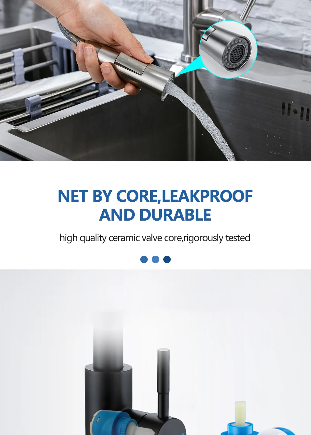 Pull Out Sensor Kitchen Touch Control Faucet