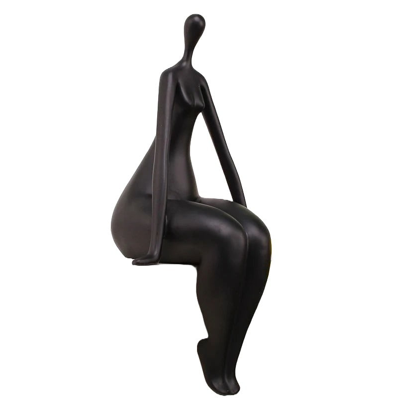 Artistic Sculpture Nude Female Abstract Modern Minimalist