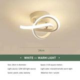 Circle Intercept Shape LED Modern Minimalist Ceiling Lights Lamp