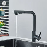 Pull Out Sprayer Nozzle Tap Deck Kitchen Sink Faucet