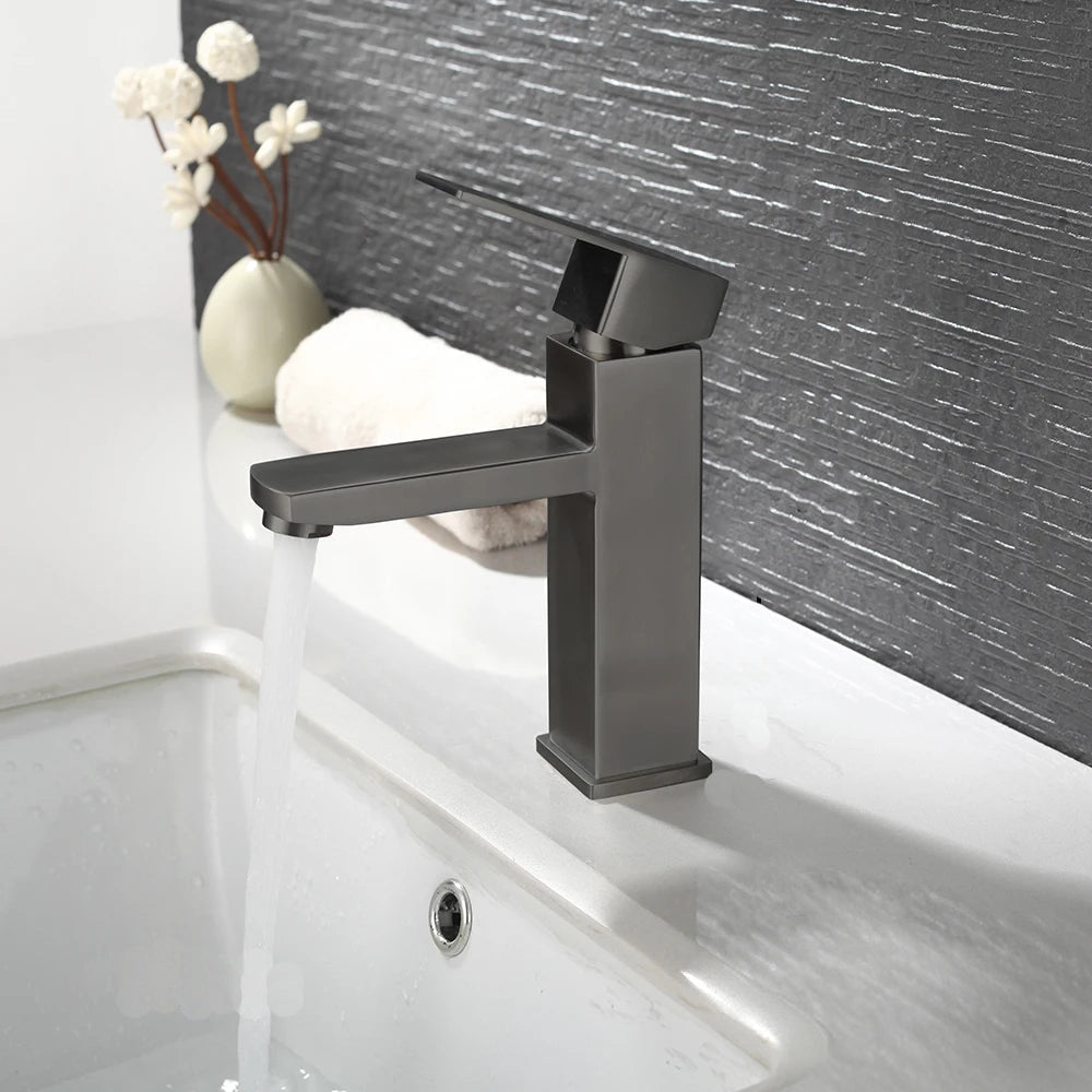 Deck Mounted Sink Tap Bathroom Faucet
