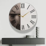 Metal Modern Mirrow No Tick Silent Wall Clock