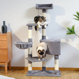 Multi-Level Park Type Cat Tree Tower with Scratching Post