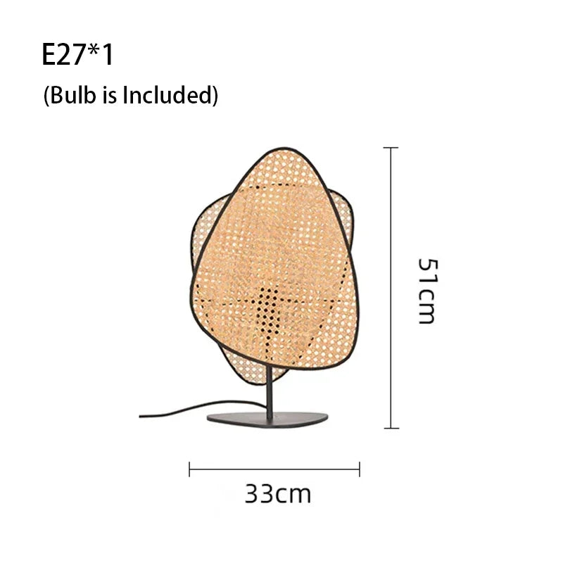 Flower Rattan LED Floor Stand Light Lamp