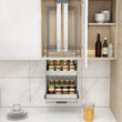 Up Down Pull Down Storage Spice Racks Wall Cabinet