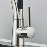 Single Handle 360 Rotate Pull Out Spray Sink Faucet