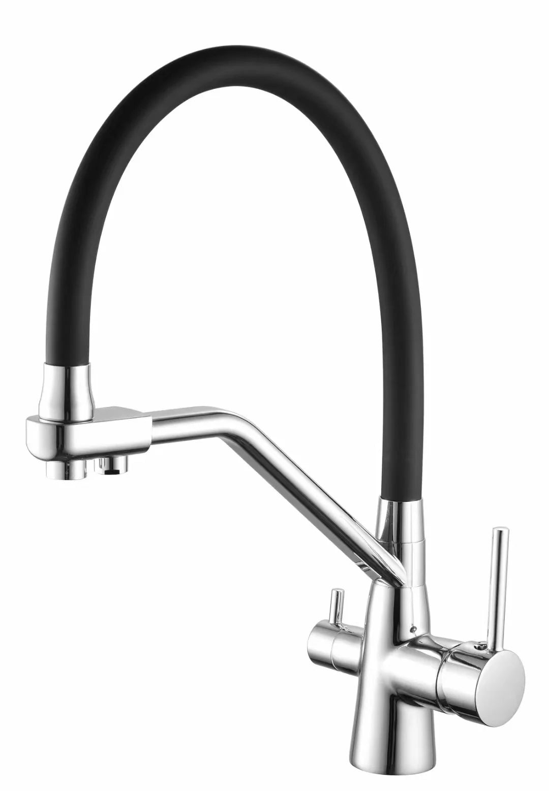 3 Way Kitchen Tap Extendible Shower Head 360° Faucet