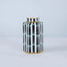 Striped Black White - Small