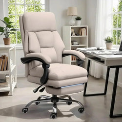 Office Adjustable Height Desk Foot Rest Recline Chair