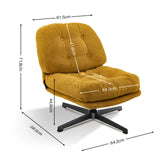 Corduroy 360° Modern Swivel Thickened Cushion Chair