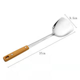 Wood Grain Handle Stainless Steel Kitchen Tool