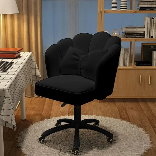 Shell Backrest Adjustable Office Wheels Chair