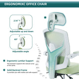 Ergonomic Recliner Back Mesh Swivel Lumbar Chair