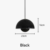 Nordic Flower Semicircular Hanging Pendant Lamp