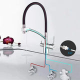 3 Way Kitchen Tap Extendible Shower Head 360° Faucet