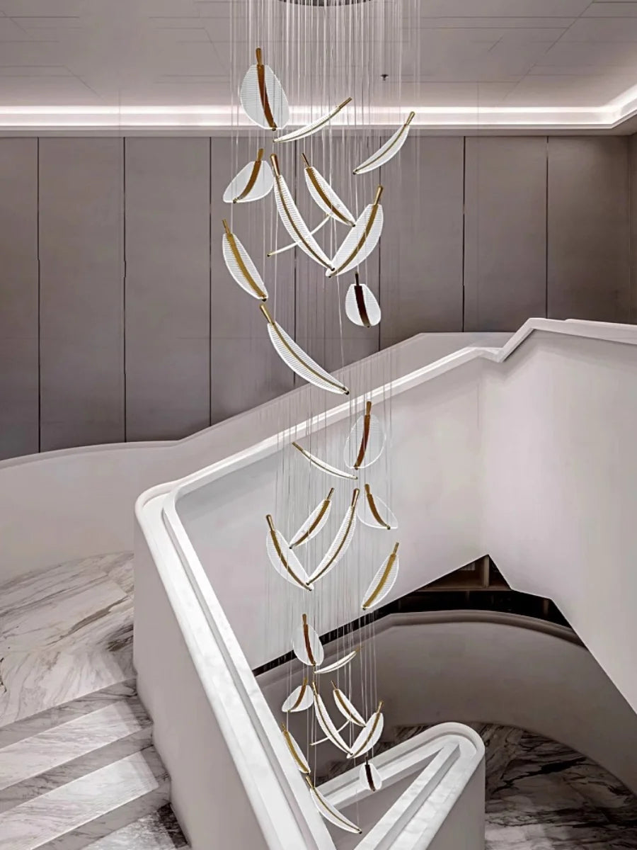 LED Chandelier Modern Spiral  Pendant Light