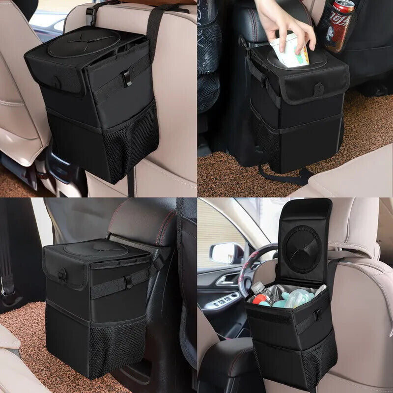 Waterproof Car Trash Can Portable Accessory Organizer