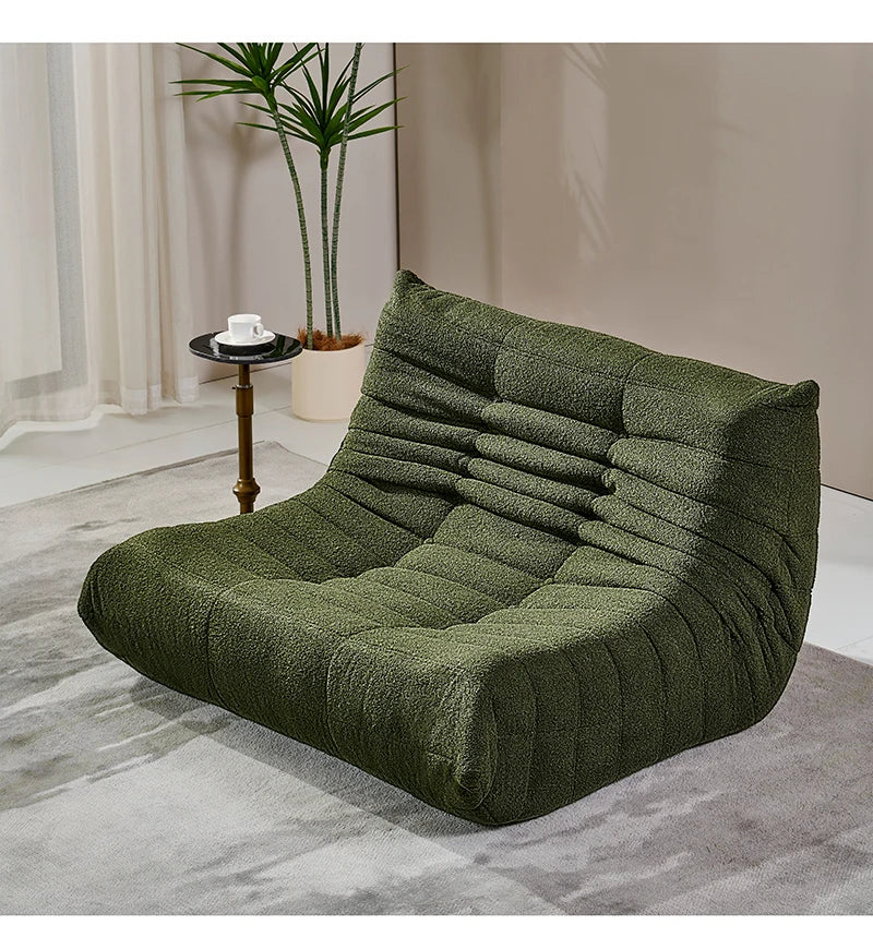 Minimalist Modern Bottom Zipper Reclining Leisure Sofa Chair