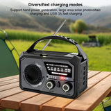 Weather Hand Crank Solar Charging SOS Alarm Radio