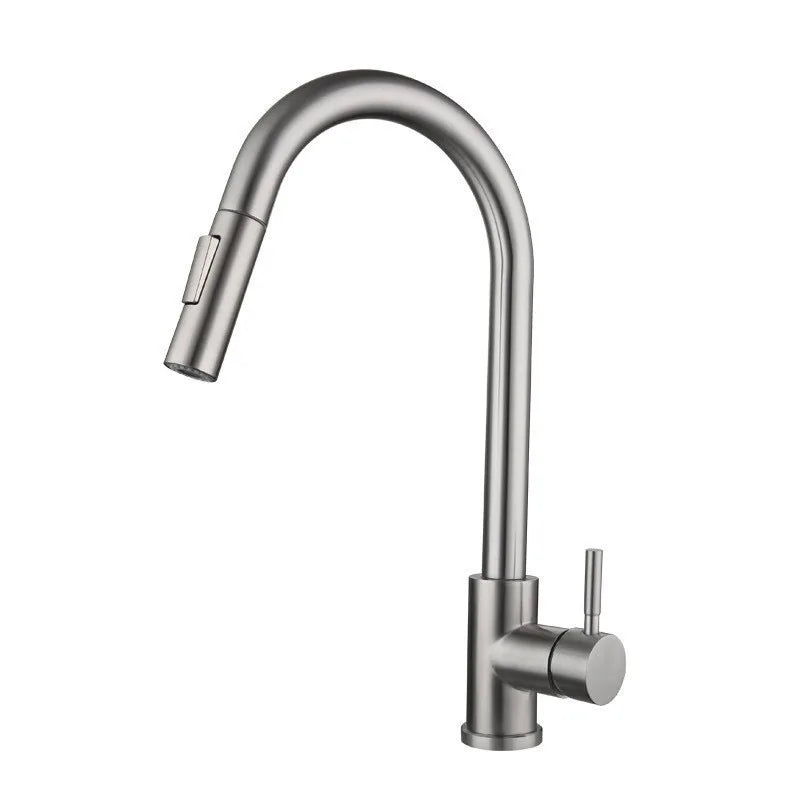 Two Function Single Handle Pull Out Deck Mounted Faucet