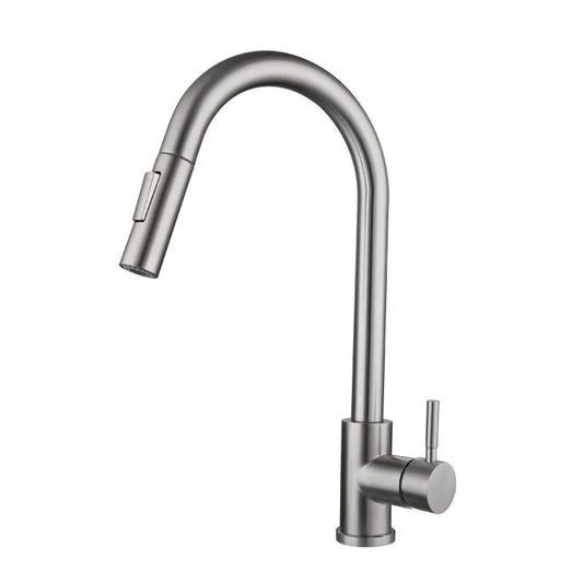 Two Function Single Handle Pull Out Deck Mounted Faucet