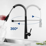 360° Rotation Sprayer Extendable 3 Jet Kitchen Faucet