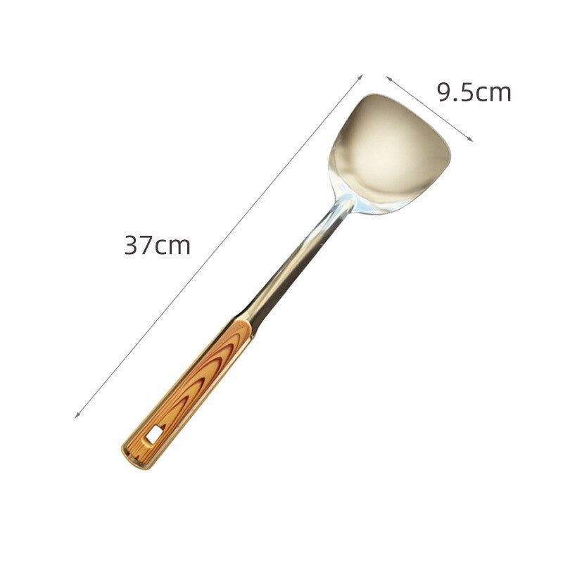 Wood Grain Handle Stainless Steel Kitchen Tool