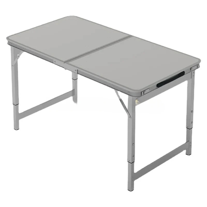 Rectangle Folding Adjustable Height With Handle Table