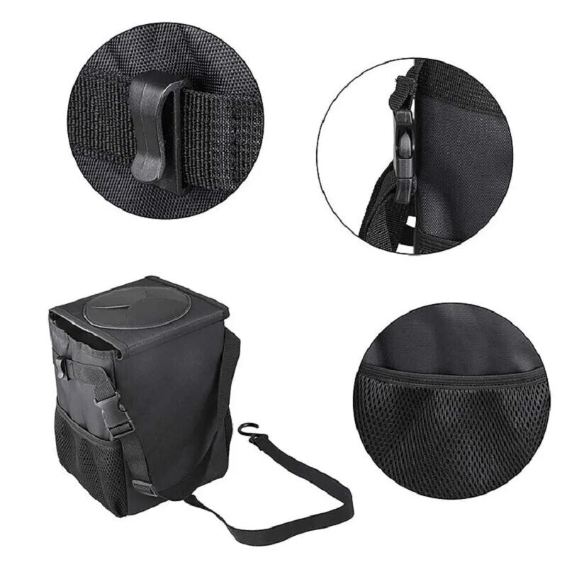 Waterproof Car Trash Can Portable Accessory Organizer