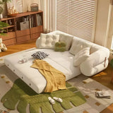 Compressed Folding Double Sleep Rounded Armrest Sofa