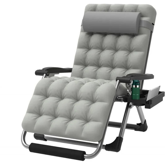 Outdoor Adjustable Recliner Lounge Cushion Chair