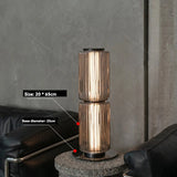 Nordic LED Stand Lighting Smoke Glass Floor Lamp