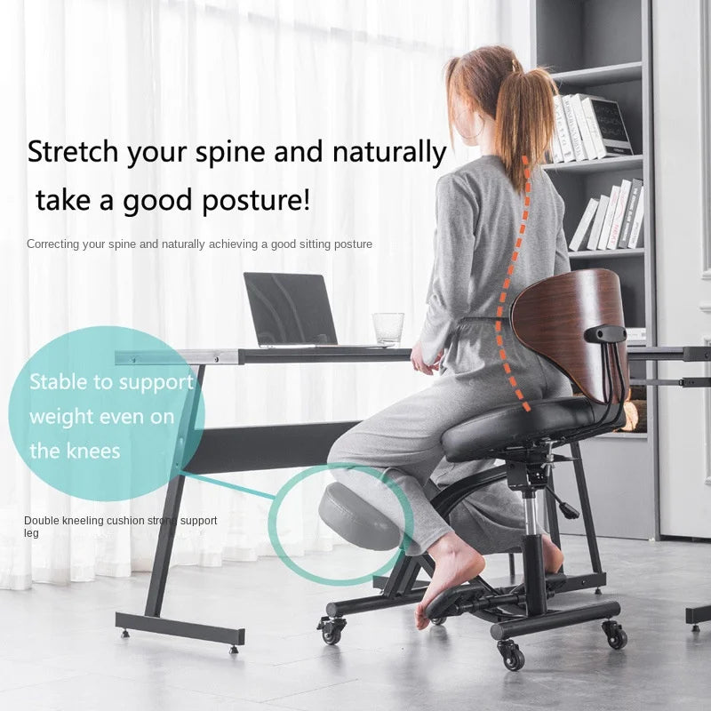 Anti Back Pain Ergonomic Lift Recline Kneeling Chair