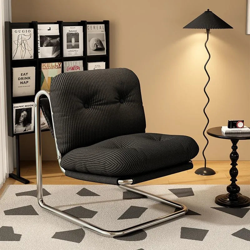 Corduroy Leisure Reading Backrest Chair