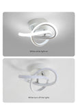 Circle Intercept Shape LED Modern Minimalist Ceiling Lights Lamp
