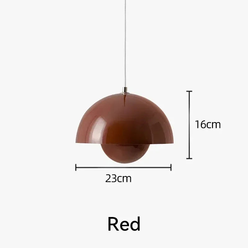 Nordic Flower Semicircular Hanging Pendant Lamp