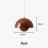 Nordic Flower Semicircular Hanging Pendant Lamp