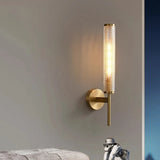 Copper Glass Luxury Postmodern Wall Lamp