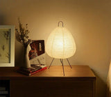 Japanese Paper Standing Light Button Switch Lamp