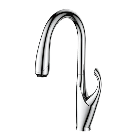 Touch Pull Out 3 Function Single Handle Dual Control Faucet