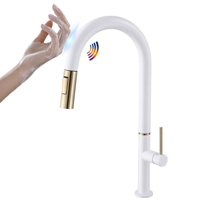 Smart Touch Sensor Rotate Kitchen Faucet