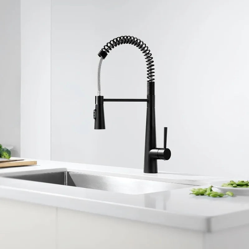 360° Rotation Sprayer Extendable 3 Jet Kitchen Faucet
