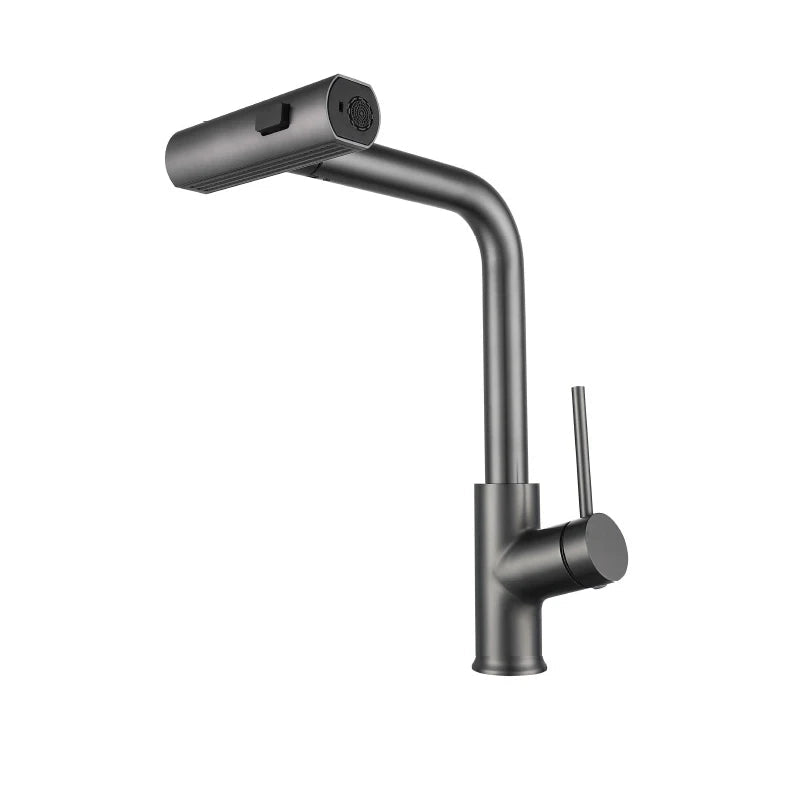 3 Mode Waterfall Crane Sensor Pull Out Sink Faucet