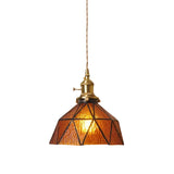 Modern Glass LED Pendant Switch Hanging Lamp