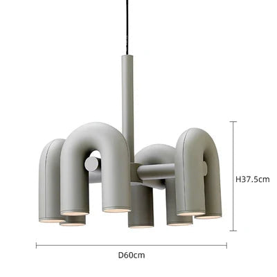 Modern Simple Bauhaus U Shaped Pendant Lamp