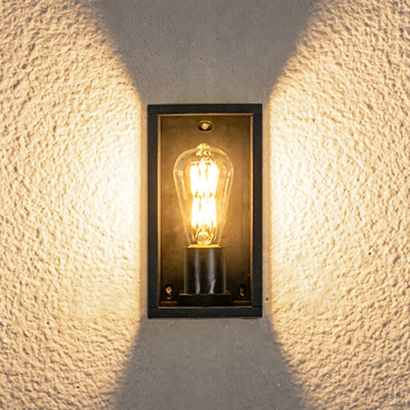 Waterproof Modern Crystal Case Wall Lamp