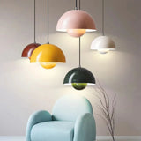 Nordic Flower Semicircular Hanging Pendant Lamp