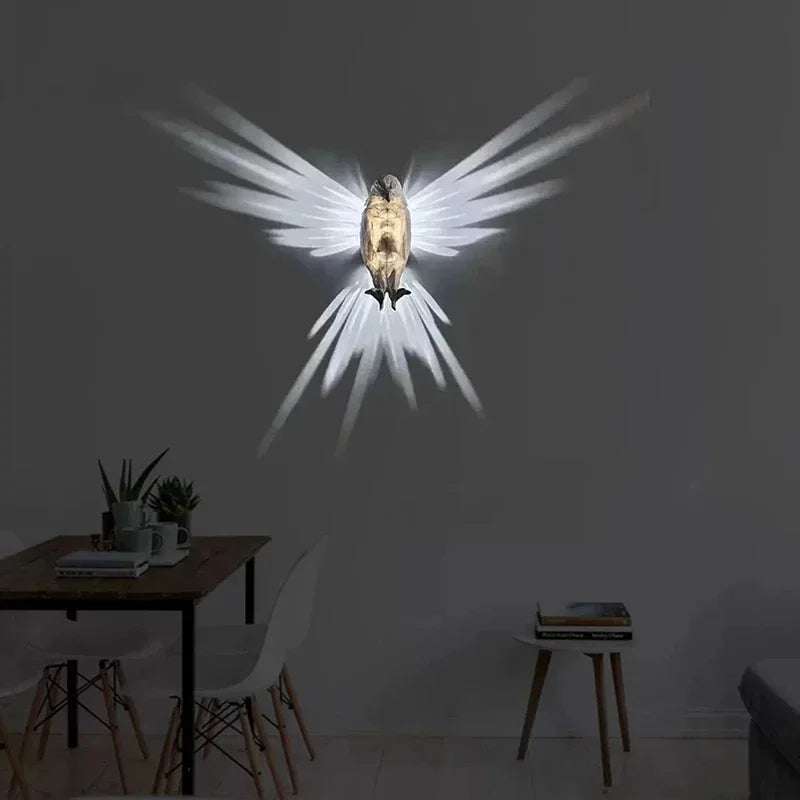 Owl & Eagle Lamp Shape Projector Wall Lamp