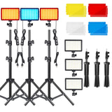 RGB LED Video Photo Studio Lamp Tripod Panel Light